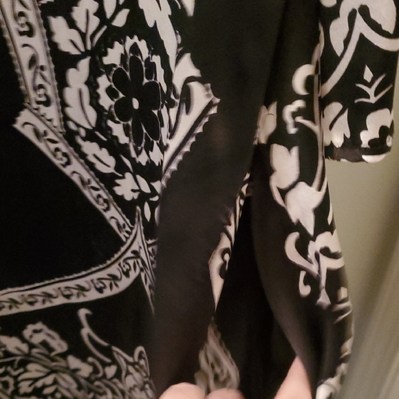 Hale Bob Black and White Elegant Dress - Picture 6 of 6